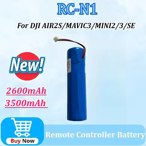 Newly Upgraded High-Capacity RC-N1 2600mAh/3500mAh Remote Controller Battery for DJI AIR2S/MAVIC3/MI