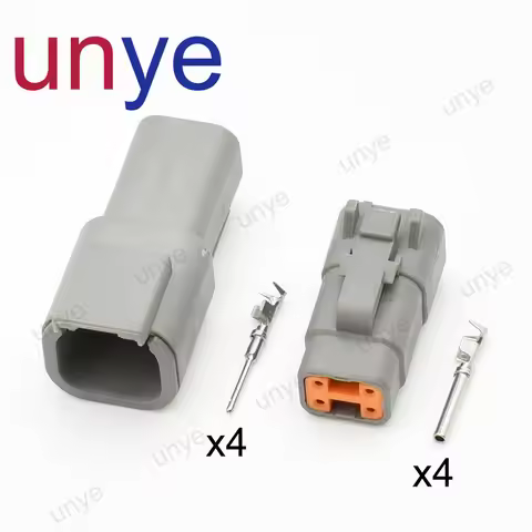 1-20 Sets 4 Pin DTM Series Female Male Electrical Auto Connector Automotive Plug DTM06-4S/ATM06-4S D