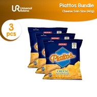 Piattos Cheese Flavored Potato Crisps 38g - 3 packs