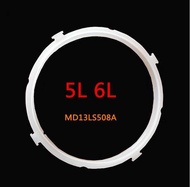 LazaraHome Pressure Cooker Sealing Ring Silicone Ring for Midea 4L/5L/6L Sealing Ring Gasket Replacement
