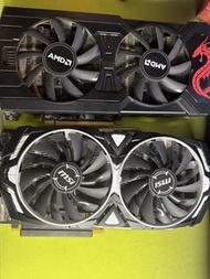 （只限面交）AMD RX570 4GB + MSI GTX 1060 6GB
