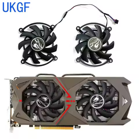 For Colorful GTX1060 GeForce GTX1070 GAMING GTX 1060 1070 IGame S Video Graphics Card Cooling Fan