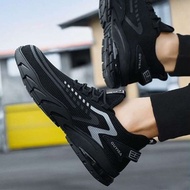 ♞,♘,♙QOLLT Breathable Labor Safety Shoes Steel Toe Rubber Shoes For Men Caterpillar Jogger Shoes
