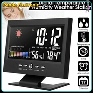 Limited-time offer!! Clock Radio, Alarm Clock With Large Color Voice Controlled Touch Screen, USB Cable, Humidity Test,