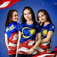 67th Anniversary Malaysia Independent Day T-Shirt Casual Street Style Breathable Short-Sleeved Fashi