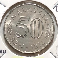 50 Sen 1973 ( UNC ) Malaysia Parlament House