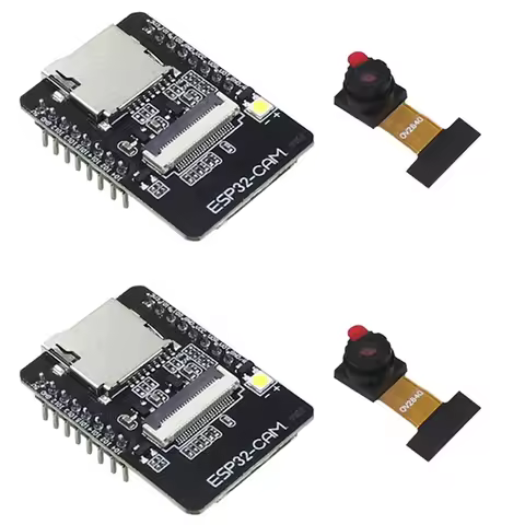 2X ESP32-CAM Development Board+OV2640 Camera Module Set 520KB+4M PSRAM 32Mbit WIFI+Bluetooth Ultra L