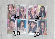 Le sserafim different 日專小卡 Chaewon Yunjin kazuha Eunchae