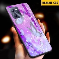 [A07] Realme C35 Case Realme C35 Glitter Glass Softcase/ Realme C35 Phone Case/ Realme C35 Case/