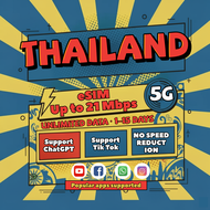 Thailand Travel eSim Unlimited data 4G LTE Prepaid Thailand Cards Daily 500MB/1GB/2GB/3GB Instant 24