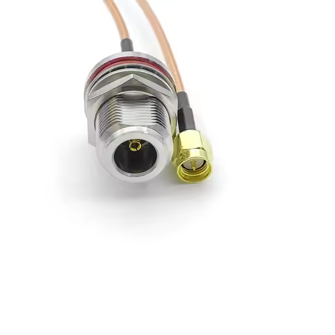 20pcs N Female Bulkhead to SMA Male Plug Pigtail Cable RG316 15cm/20cm/30cm/50cm