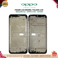 OPPO LCD FRAME - LCD BODY - REALME C2 LCD PLATE - OPPO A1K - BLACK NEW ORIGINAL