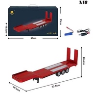 ใหม่ Huina รถแทรคเตอร์โลหะผสม1/18 V8 1501หัวรถ770S 19ch รถบรรทุกพ่วงวิศวกรรม2.4กรัมพร้อมยานพาหนะขับเ