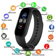M5 Man Smart Watch Women Wristband Fitness Tracker Blood Pressure Heart Rate Monitor Waterproof Call Support Smartwatch