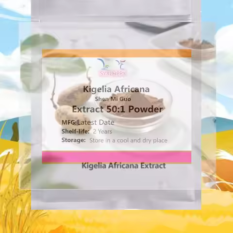 Best Selling 100% Kigelia Africana Extract Powder (Semi-finished Products/Essence Raw Materials) Glo