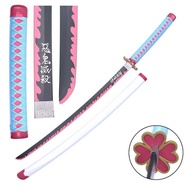 Custom 104cm Whte Bamboo Blade Anme Sword Cosplay Katana Sword Toy for Demon Slayer Kanroj
