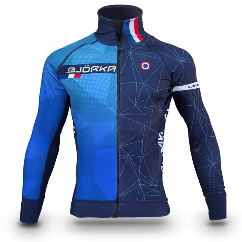 2022 Winter Cycling Men's Long Sleeve Thermal Fleece France/Italy/Swiss/Belgium Jersey Chaqueta Cicl