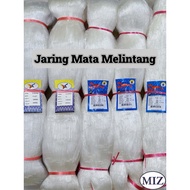 035 x 4" 4 1/2" 5" x 100MD x 600ML Mata Melintang Fishing Net Jaring Tangsi Pukat Ikan Jaring Laut J