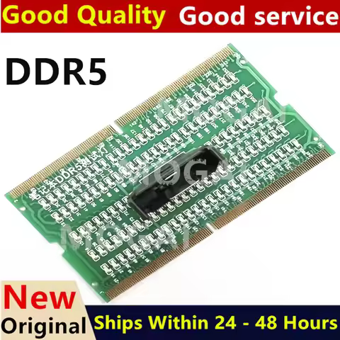 Memory Slot DDR2 DDR3 DDR4 DDR5 Diagnostic Analyzer Test Card SDRAM SO-DIMM Pin Out Notebook LED Tes