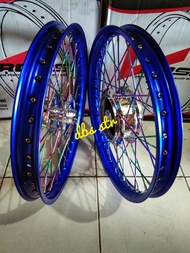 VELG PAKETAN JARI JARI RING 17 140-160-185 MERK ROSSI BUAT MOTOR MX OLD JUPITER Z FIZR VEGA R VEGA Z