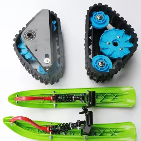 cross-border Self-made four-wheel go-kart accessories modified electric gasoline triangle crawler of