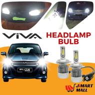 PERODUA VIVA HEADLAMP LED BULB 6000K White Car Head Light Lamp Spotlight Lampu Besar Depan Mentol Ke