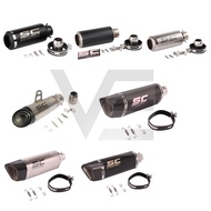 Muffler SC Project CRT S1 Pro SC1-R Stainless Steel 51mm Universal Motorcycle