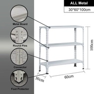 3-5 Tier Metal Boltless Rack Home kitchen Store Storage Rack Warehouse Rak Besi Serbaguna Bertingkat 铁架/置物架