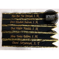 1 DAY ANNIVERSARY Custom ADULT graduation sash FREE Name/ Custom Graduation Sash Name Award/ LOGO mi