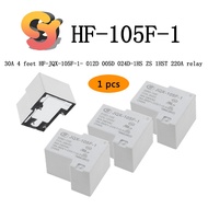 [Ready Stock Supply] 1pcs Relay 30A 4 Pin HF-JQX-105F-1-012D 005D 024D-1HS ZS 1HST 4 Pin 220A Relay