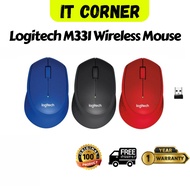 Logitech M331 Silent Plus Wireless Mouse, 2.4 GHz with USB Nano Receiver, 1000 DPI Optical Tracking