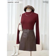 Women's thermal shirt, cotton sweatshirt with 3cm collar, available in 5 basic colors, easy to match