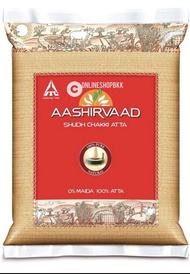 "Aashirvaad Chakki Atta - Whole Wheat Flour from India | Available in 1kg 2kg 5kg for Soft & Nutriti