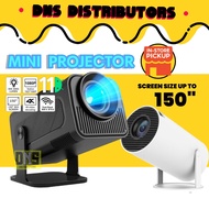 Portable Mini Projector HY300 HY320 Android 11 4K Projector 8000 Lumens HD Dual Band WiFi Mirror Scr