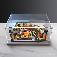 Anti-dust Cover Display Wooden Cafe Transparent lego21319 Old Friends Lego Le Figure Suitable for Ac