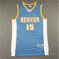 Embroidered Version Basketball Jersey Denver Nuggets Jersey Vest Anthony Iverson