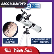 [ LOCAL READY STOCK + FREE GIFT ] 875X Professional Telescope Astronomy 70076 Free Tripod Finder Pro