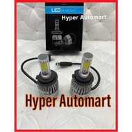 2Pcs S2 Car Led Headlight Headlamp 6000k White H1/H3/H4/H7/H8/H9/H11/9005 HB3/9006 HB4 Kereta Perodu