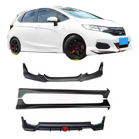For Honda Fit Jazz Mugen style Abs plastic body kit, for Honda Jazz 2018, 2019, 2020 front and back 