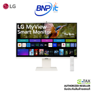 จอมอนิเตอร์ LG 32SR85U-W 32" 4K UHD Smart Monitor webOS USB-C 90W HDR10 with Webcam