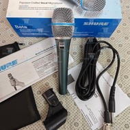 shure舒爾BETA87A有線麥克風樂隊彈唱專用舞臺演出樂器拾音話筒