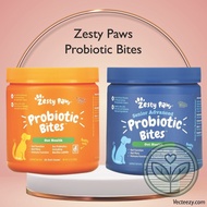 ✅✅✅ Zesty Paws, Probiotic Bites for Dogs, All Ages, Pumpkin, 90 Soft Chews / Gut Health, Senior, Chi