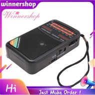 Pocket Radio Portable Mini Full Band Radio AM/FM/SW Radio with Rechargeable Battery Support Earphone