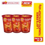 Lay's Crispy Fries Tomato Ketchup Cup 40g - Pack of 3 Lays