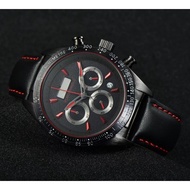 2026 Fashion Sports 2021 Supply Men Casual Quartz Six-Hand Chronograph Running Second Belt Watch 7f4