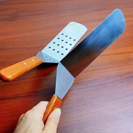 ₪ Large Size Thick Stainless Steel Shovel Commercial Teppanyaki Bread Fried Pot Sticker Steak Cookin