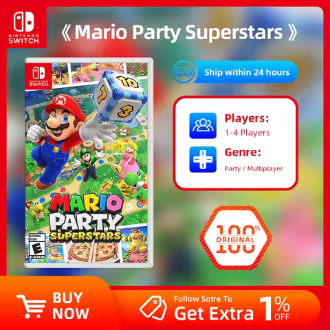 Nintendo Switch Game - Mario Party Superstars - 100% Original Physical Game Card for Switch OLED Lit