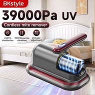 BKstyle 39000Pa Wireless Dust Mite Vacuum Cleaner UV 99.9% Mite Remover Cordless Dust Mite Vacuum  A