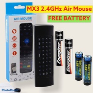 [SALE] REMOTE MX3 2.4GHz Air Mouse Smart Remote Control Keyboard For Android Box