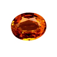 4.85 Ct Sri Lanka Orange Sapphire Oval Cut Loose Gemstone For Ring